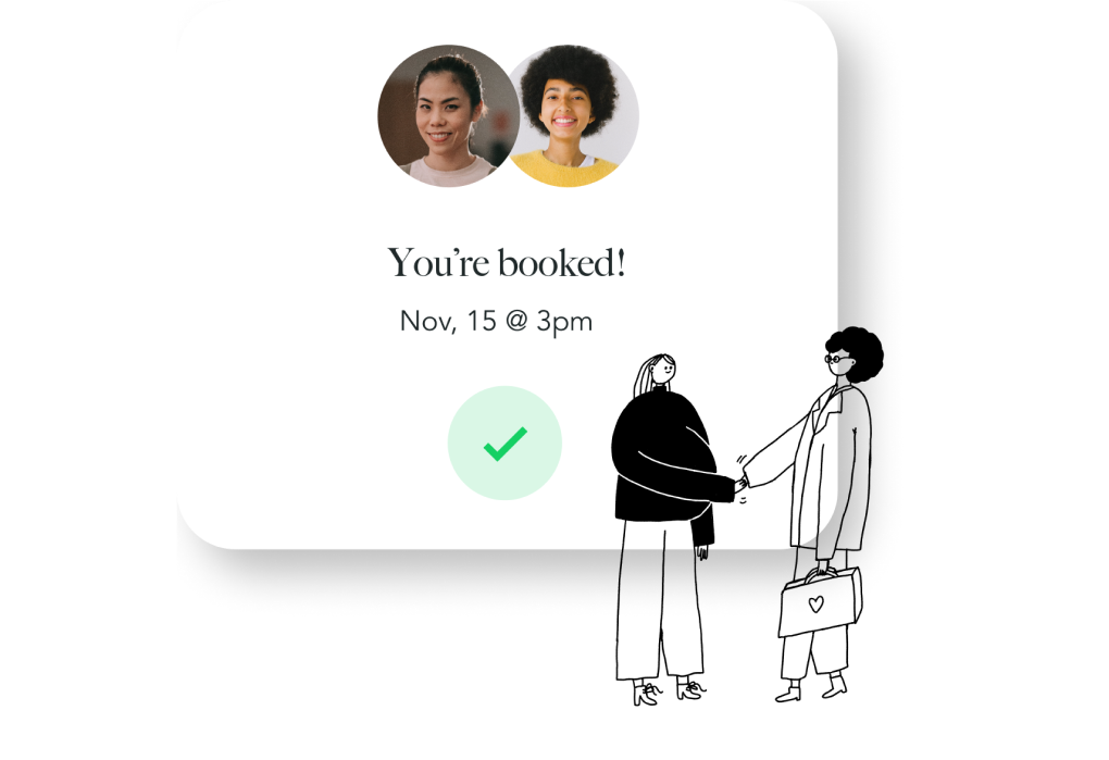 You're booked!